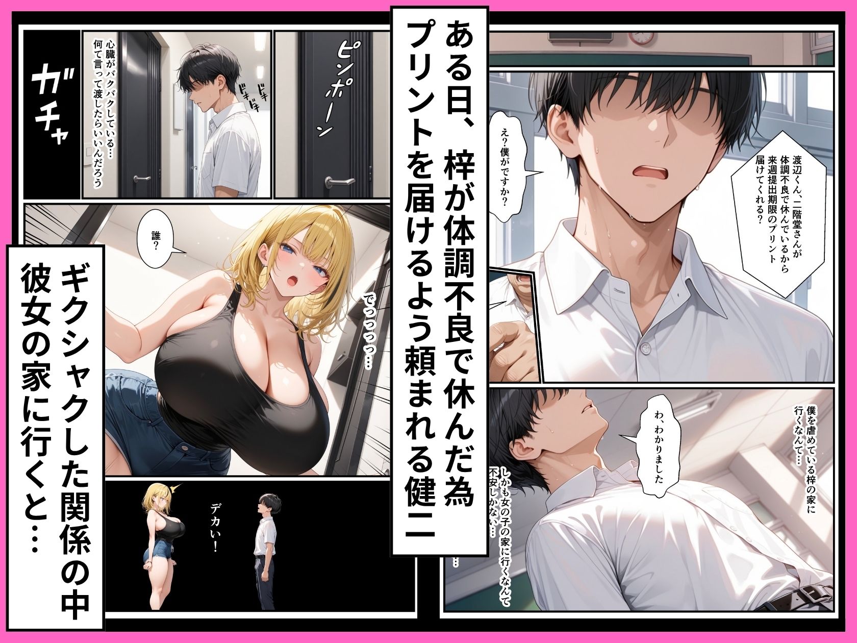 幼馴染のでっかいギャルとイチャらぶセックスした話 - サンプル画像 3