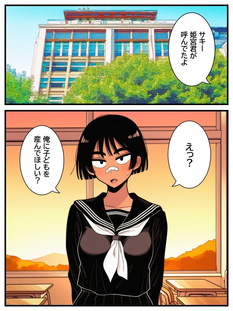 キミの子どもを孕ませて。ボーイッシュ陸上女子がイケメンに無責任中出しされて妊娠するまで【リメイク版】 - サンプル画像 6