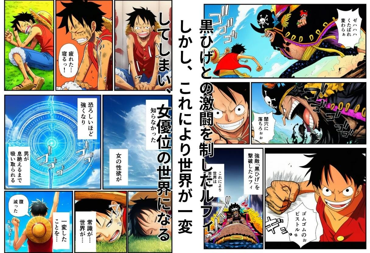 ワン〇ース  常識改革された世界で！ナミ・ビビ編 - サンプル画像 2