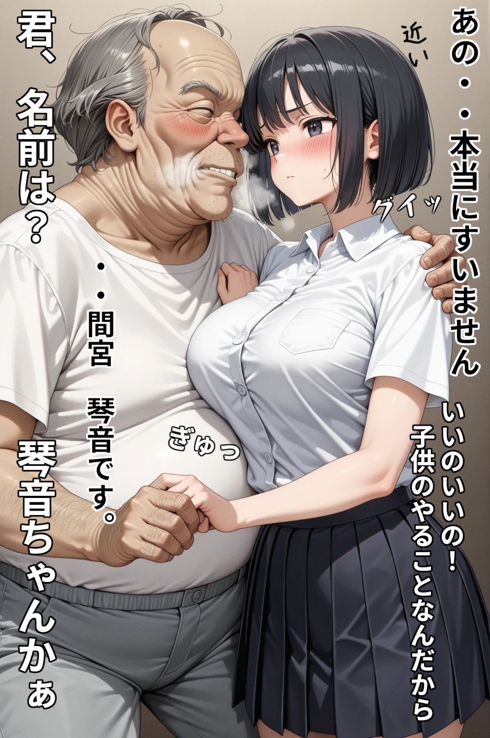 巨乳J〇がおじさんにひたすらくすぐられるゲーム - サンプル画像 3