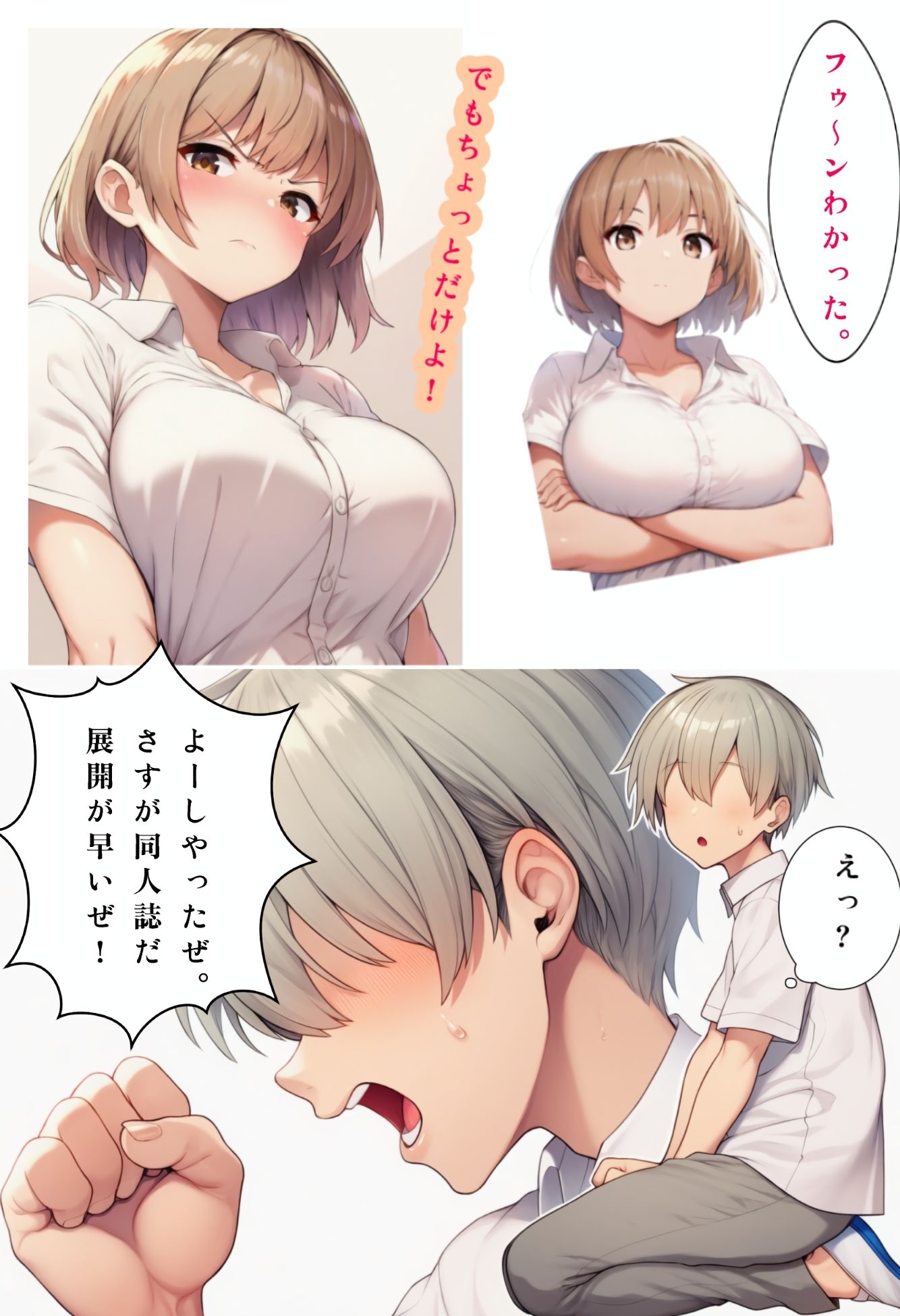 田中ハルカ  AI漫画 - サンプル画像 5