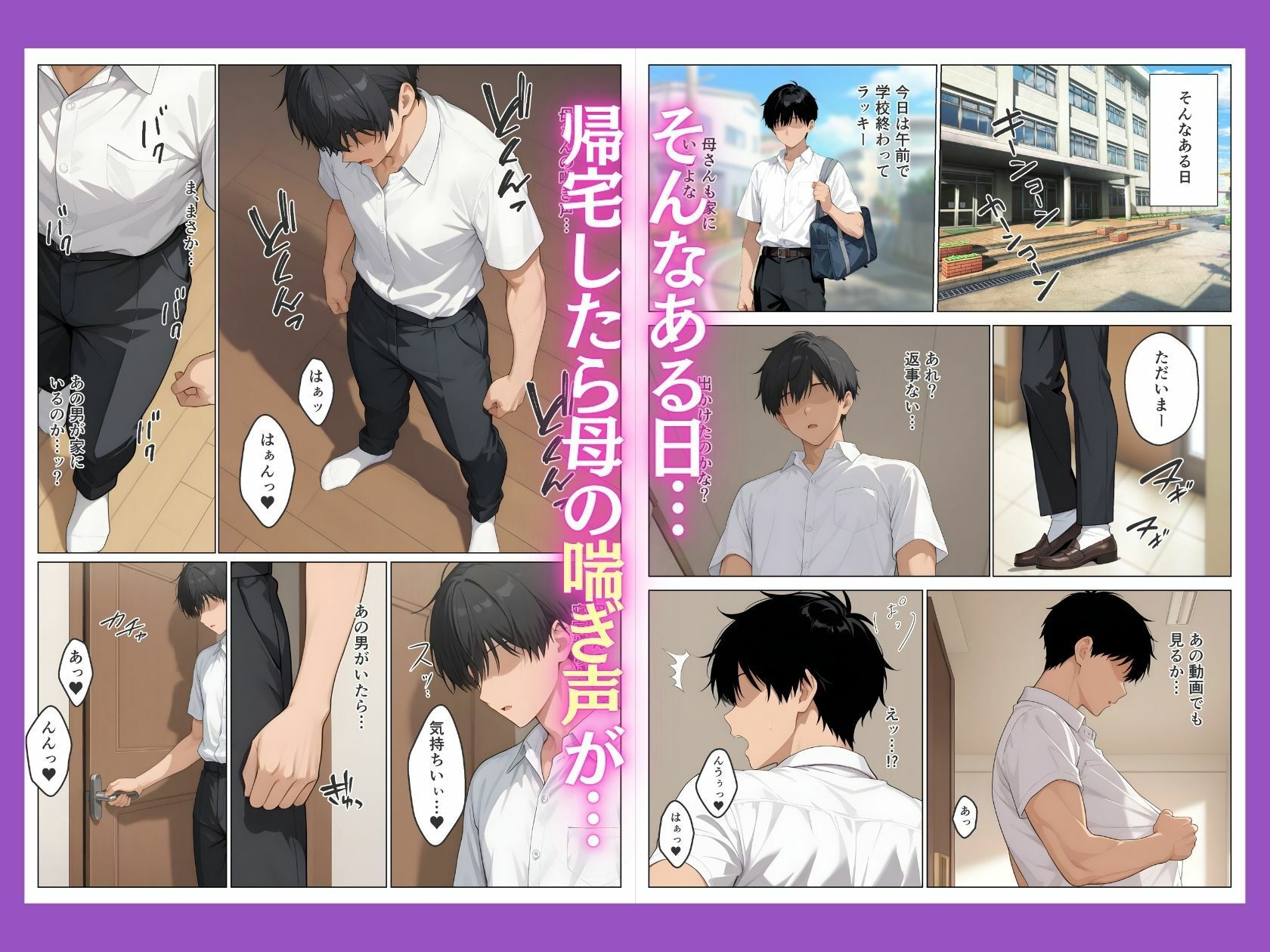 知らない男に抱かれていた母 - サンプル画像 9