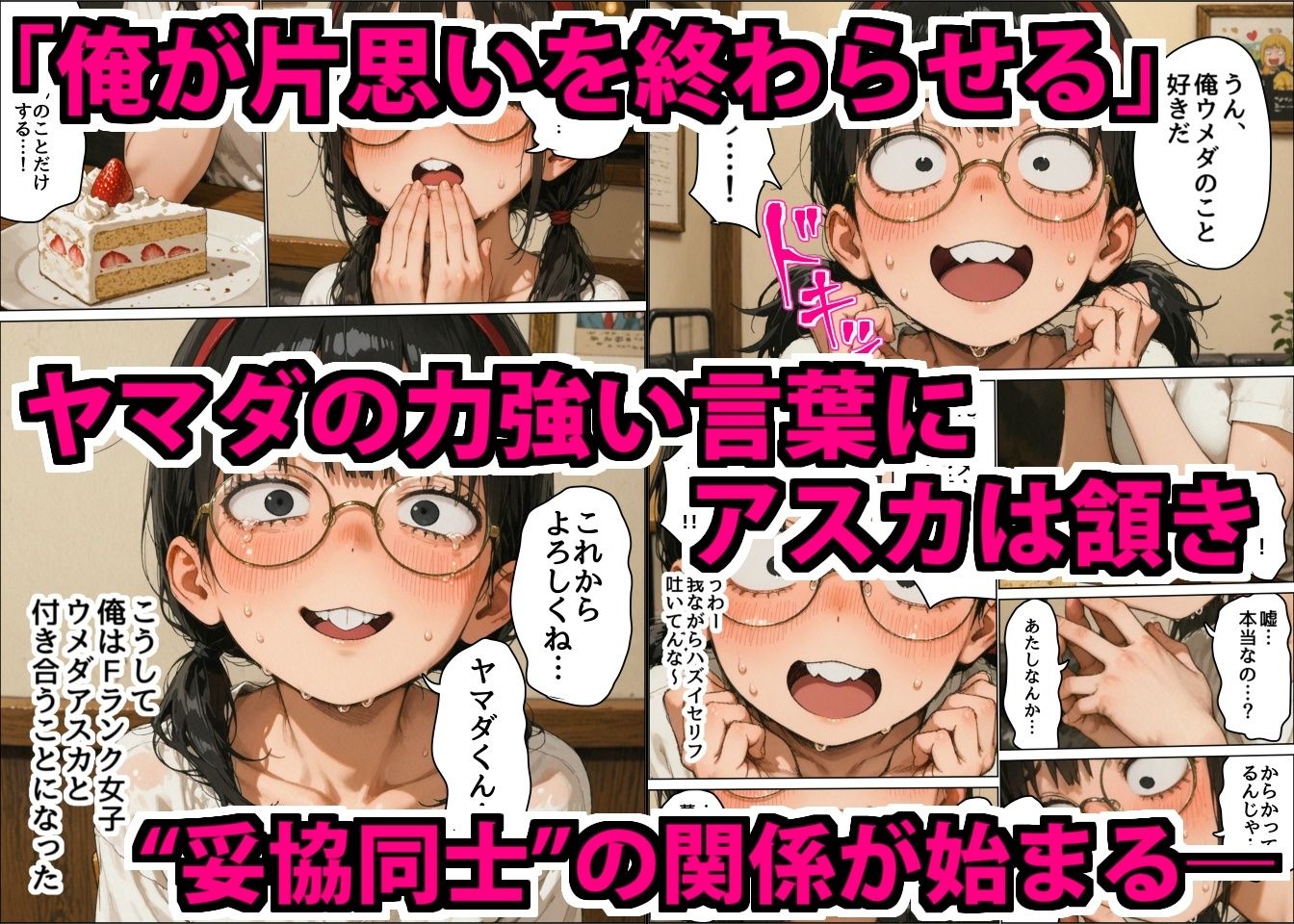 本命がいるくせに俺で妥協した地味系彼女を嫉妬と興奮でヤリ潰す話 - サンプル画像 4