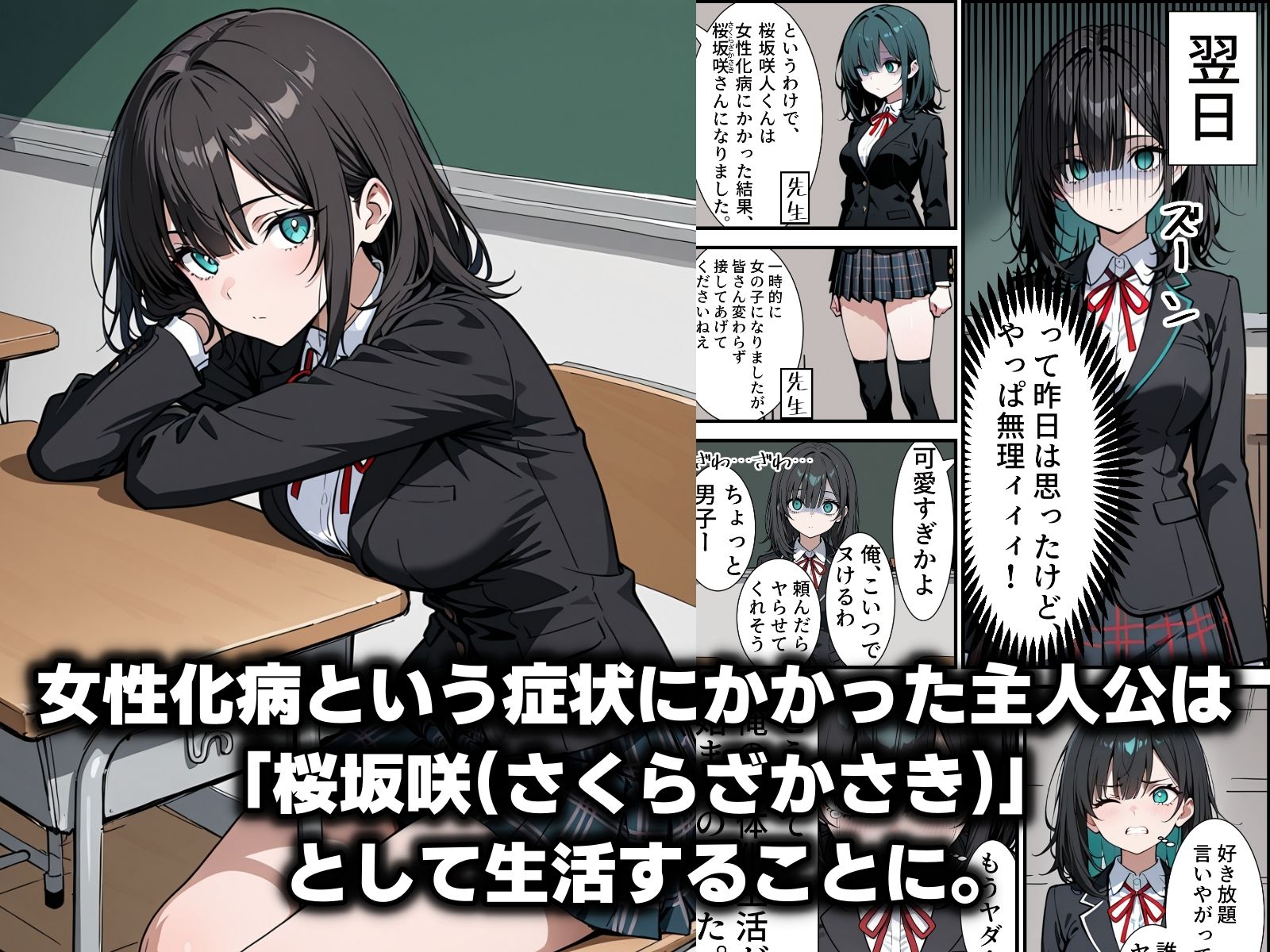 普通の男子だった俺がクソビッチなギャルに堕ちるまで - サンプル画像 2