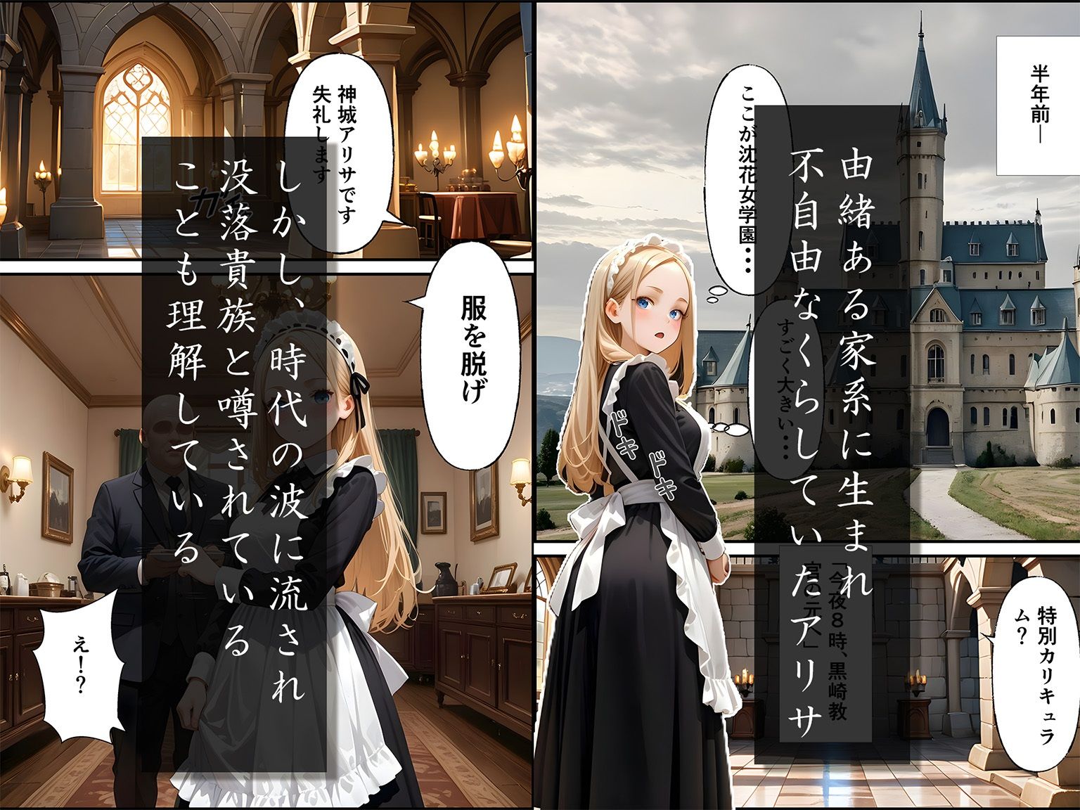 【高画質コミック版】孕ませご奉仕学園〜子宮でご奉仕させていただきます〜 神城アリサ - サンプル画像 3