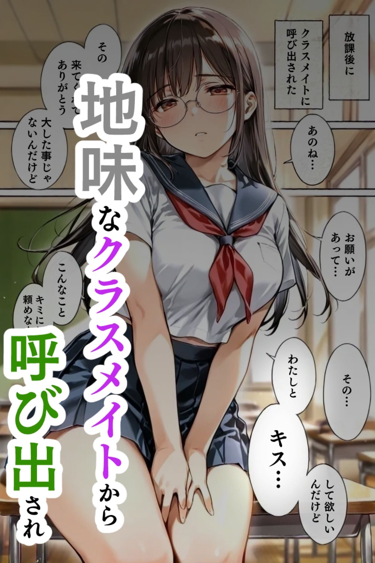 地味なクラスメイトがえちえちチサキュバスだった件について - サンプル画像 1