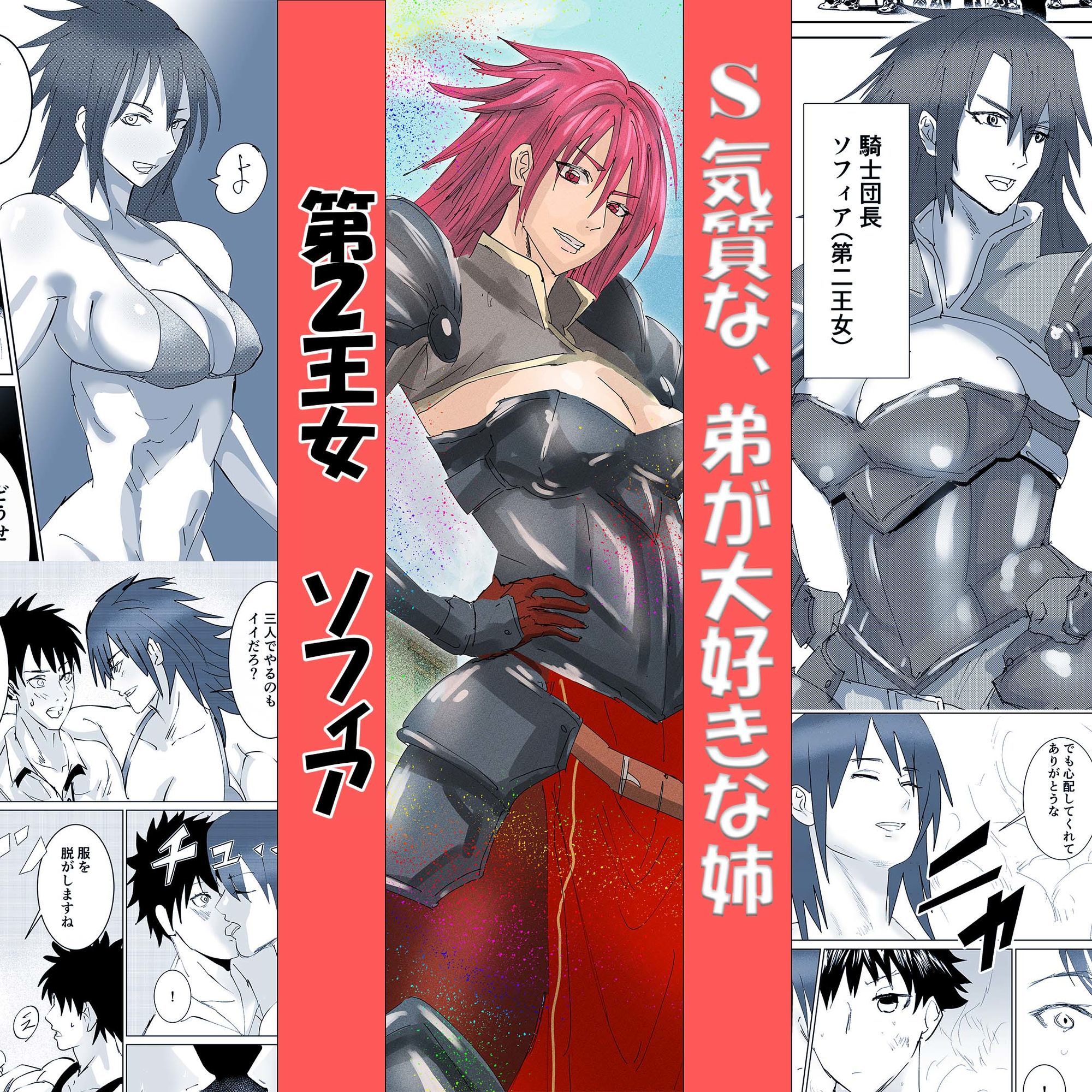 騎士の姉とメイドに誘われるがままセックス - サンプル画像 1