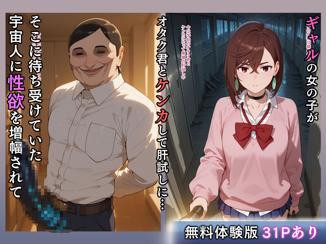 宇宙人に性欲増幅されて逃げ出したけど、我慢できずにチャラ男とセックスした話 - サンプル画像 1