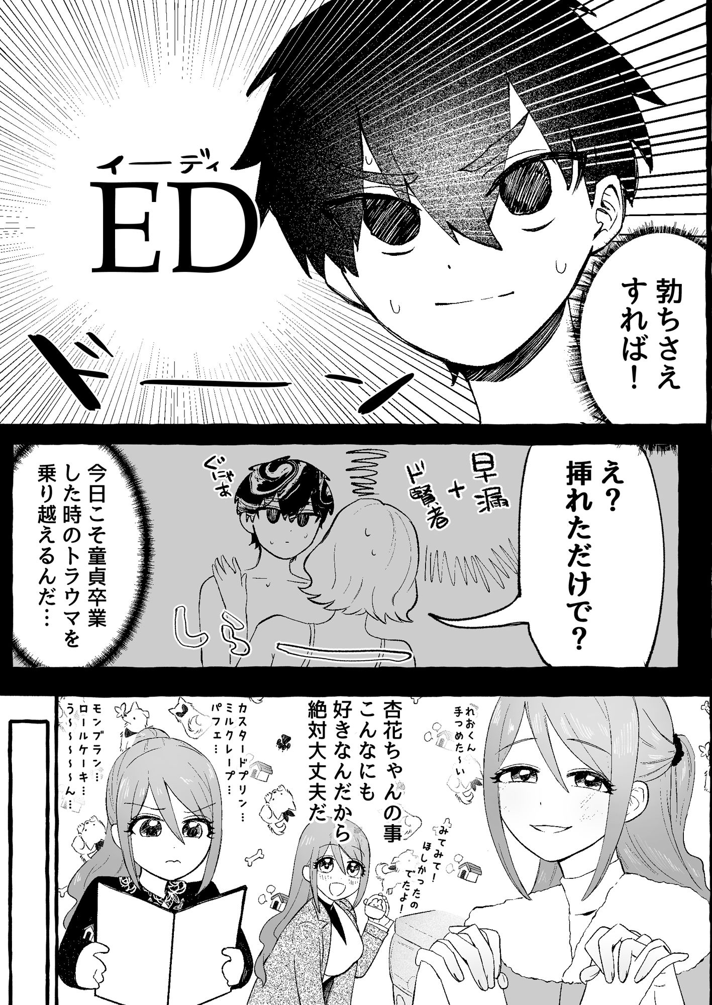 EDだけど彼女が攻めなので無問題です - サンプル画像 2