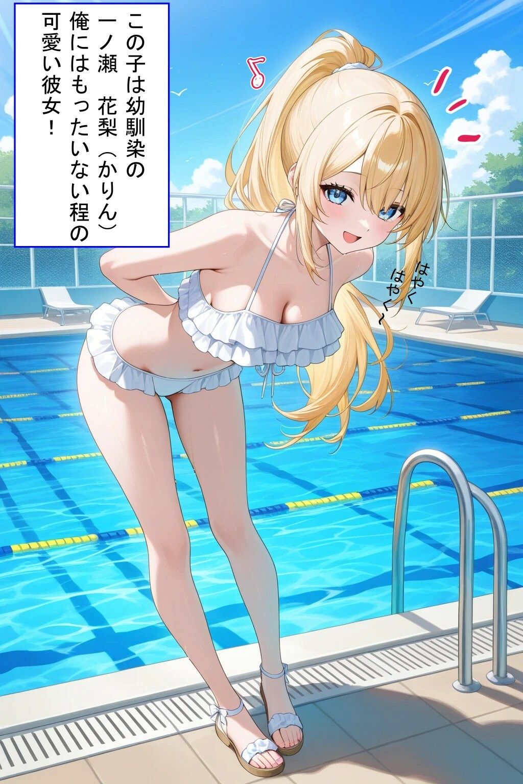 青春メモリー  献身彼女  水着ver - サンプル画像 1