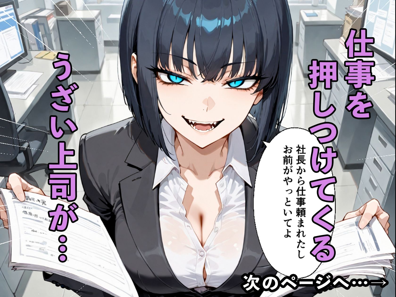 生意気上司を性奴●になるまで犯し続けてみた - サンプル画像 1