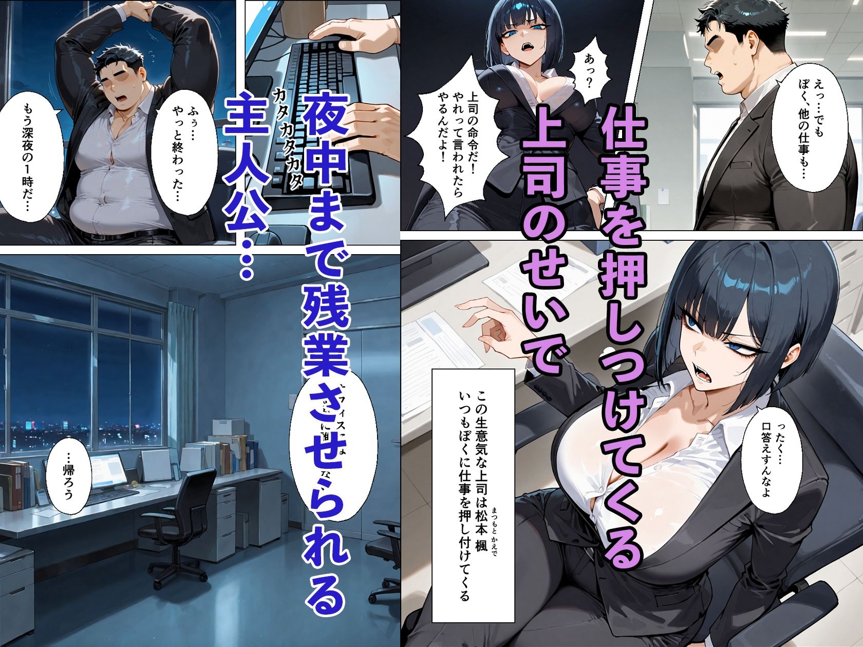 生意気上司を性奴●になるまで犯し続けてみた - サンプル画像 3