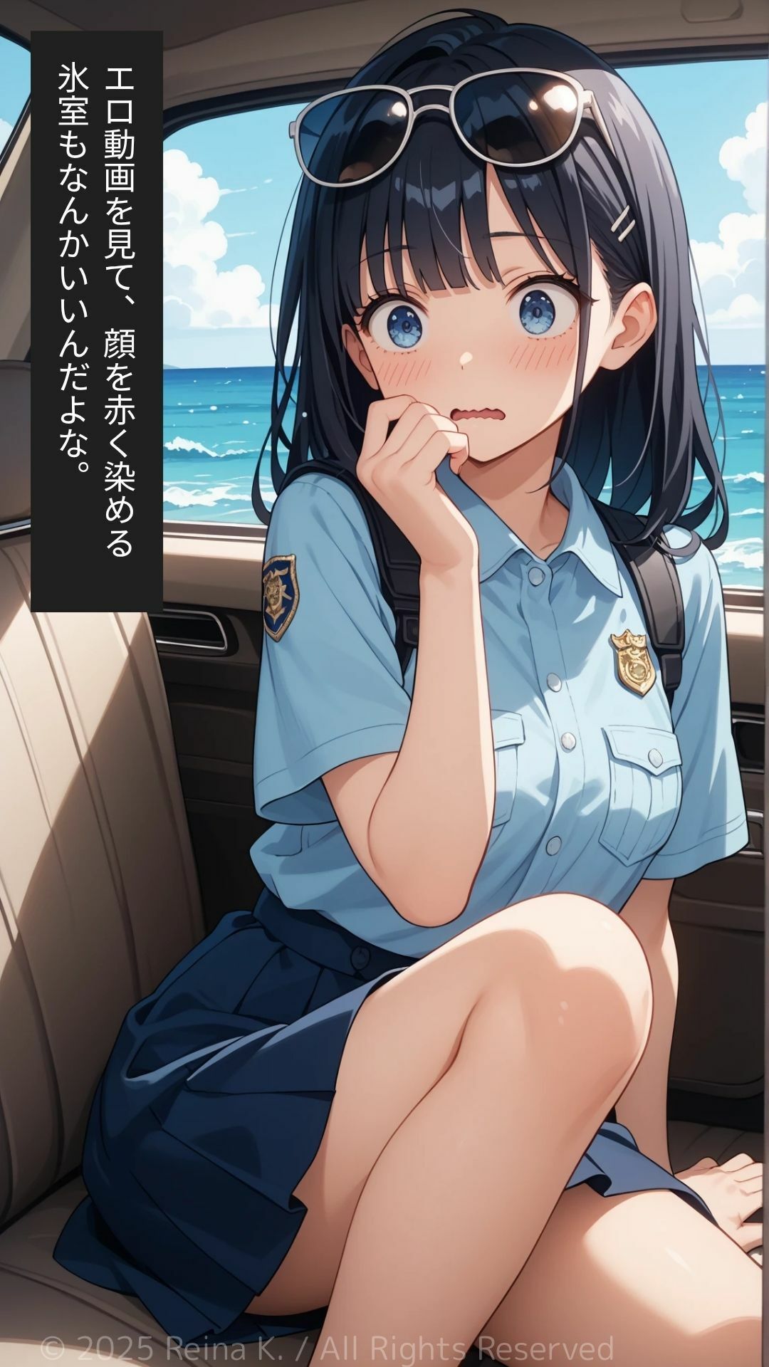 新人警察官  氷室凛  おっぱい編EP2  デンジャラスビーチ - サンプル画像 4