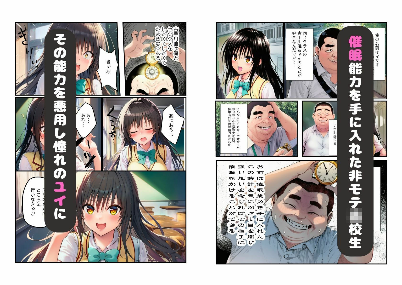 催●で寝取られハーレムセックス - サンプル画像 1