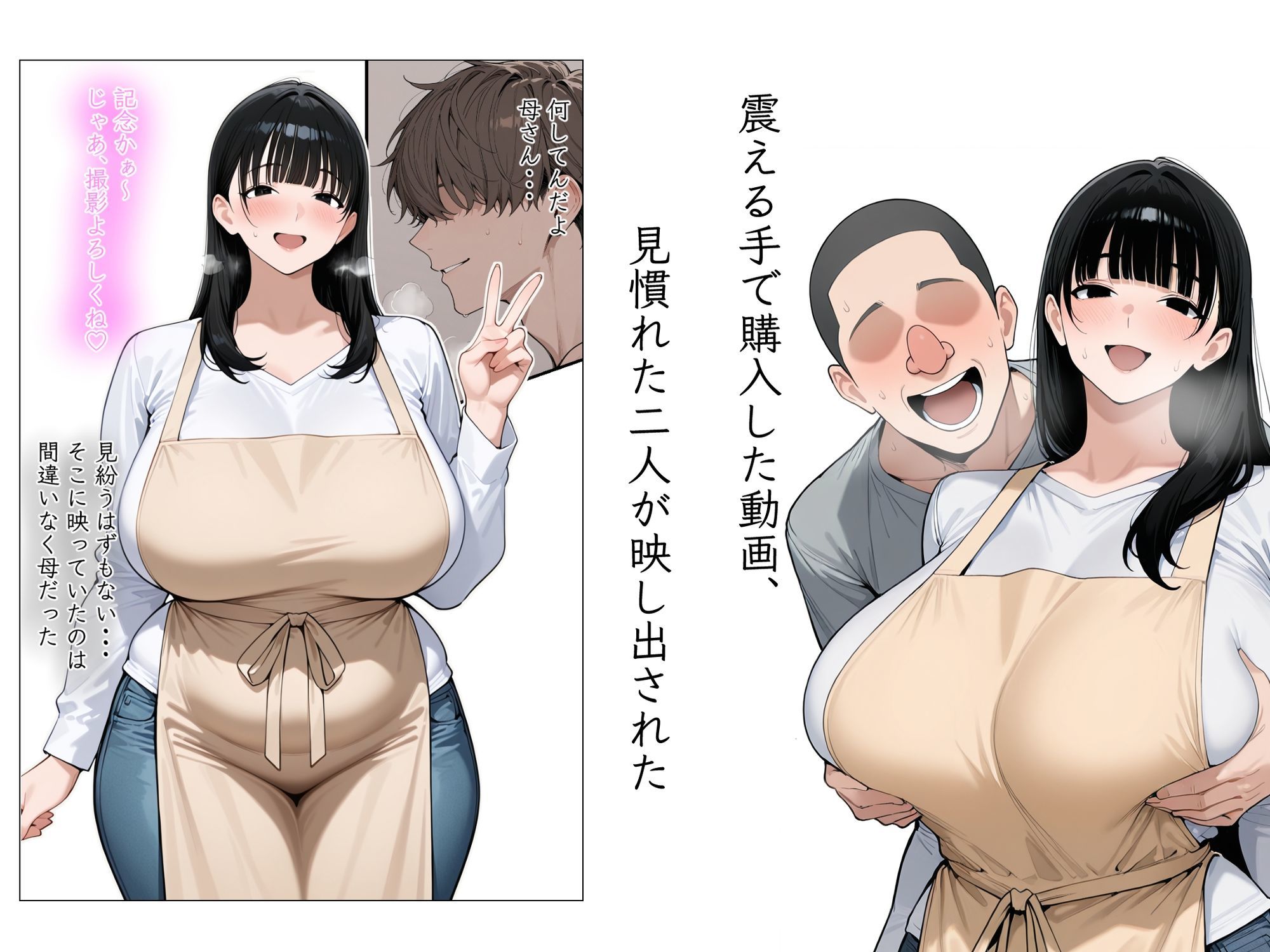 今夜も母をおかずにする  〜母と親友の交尾記録〜 - サンプル画像 3