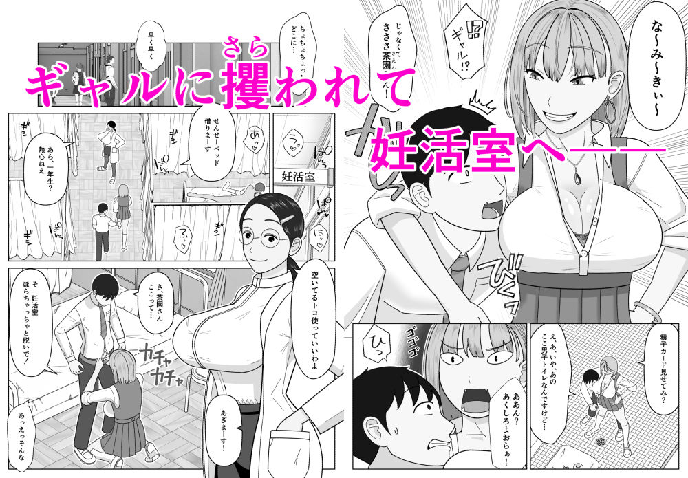 妊活義務世界でSランク精子を持つ僕がギャルと種付けセックスする話 - サンプル画像 3