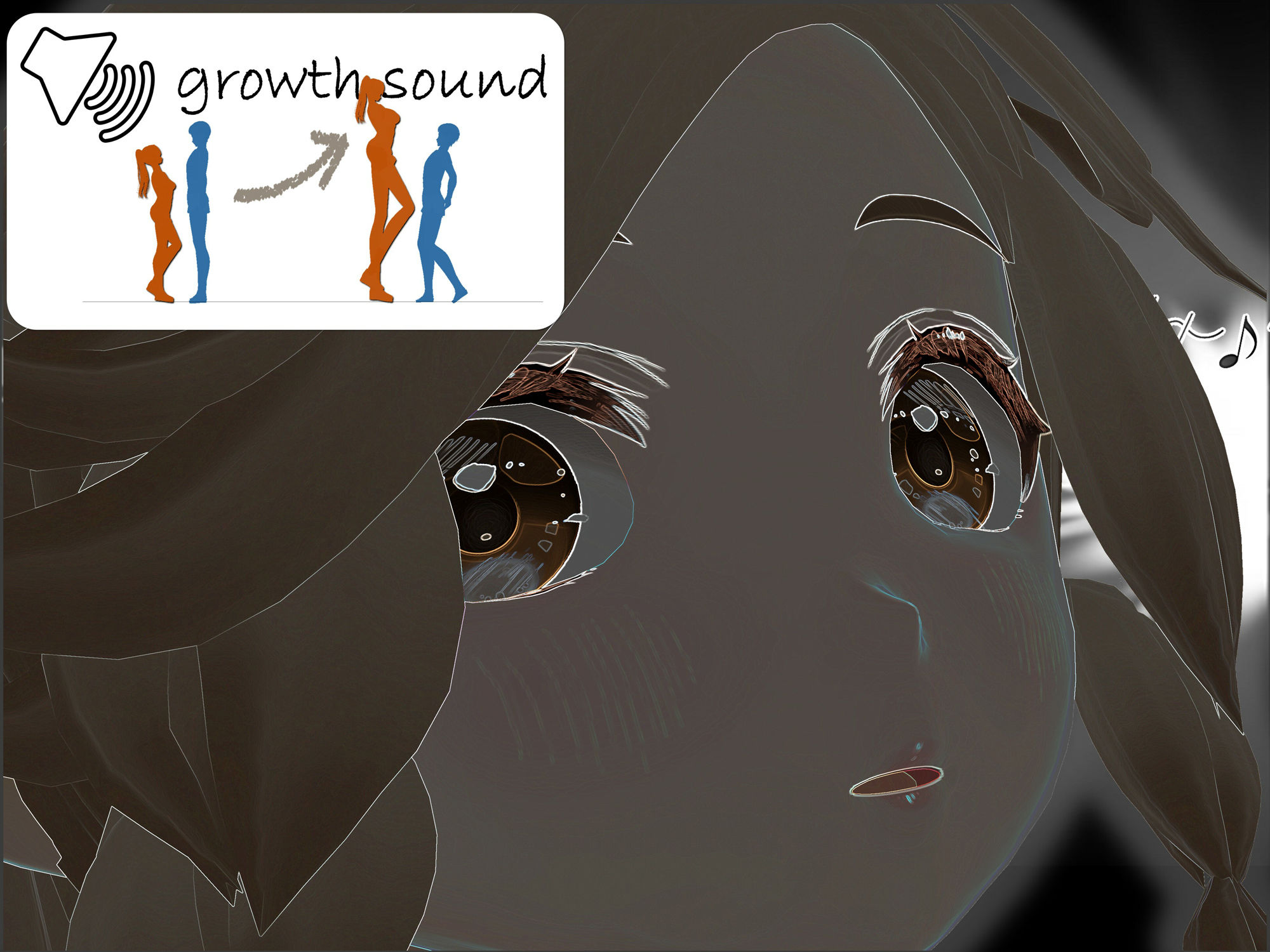 女子だけデカく 男子を追い抜く 成長音〜捕らわれ娘編〜 - サンプル画像 5