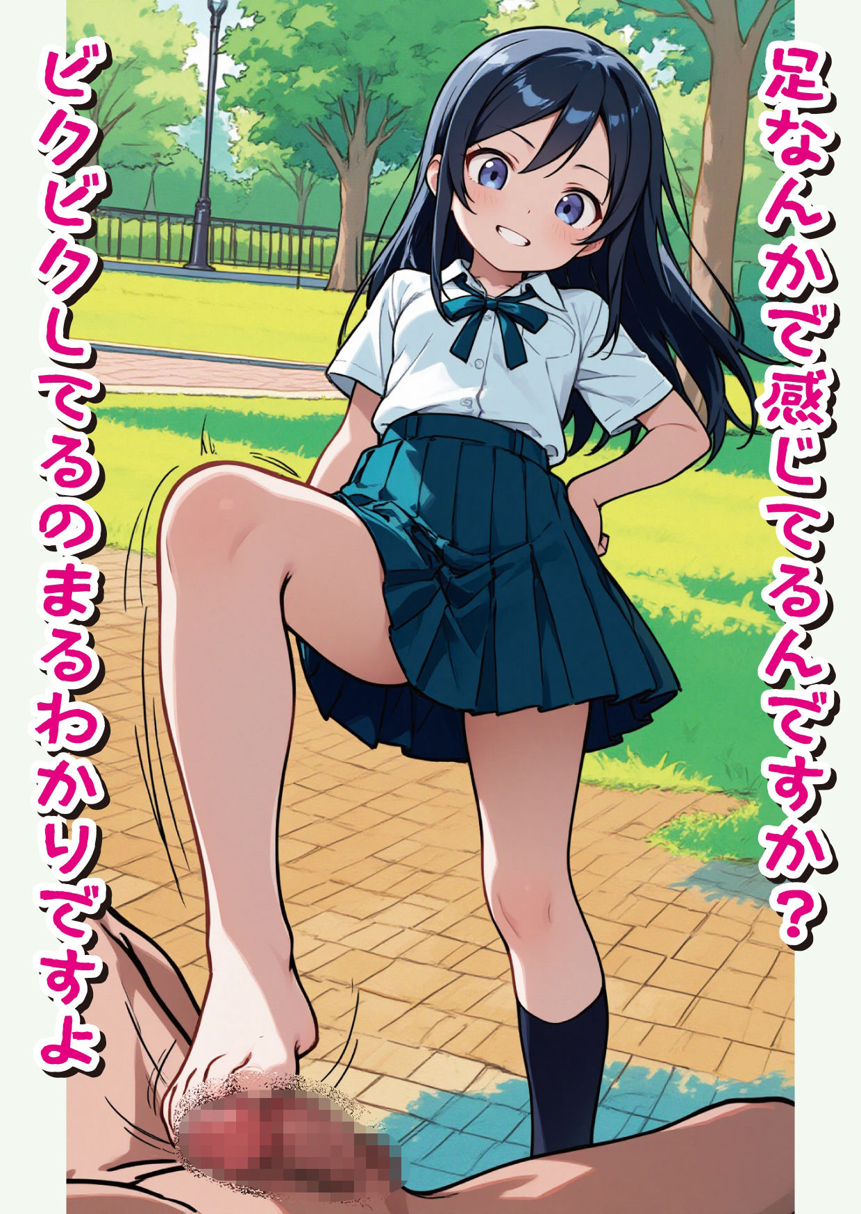 真面目で潔癖な●●●モデル様がホームレス相手に足コキボランティアなんてするハズがない。 - サンプル画像 2