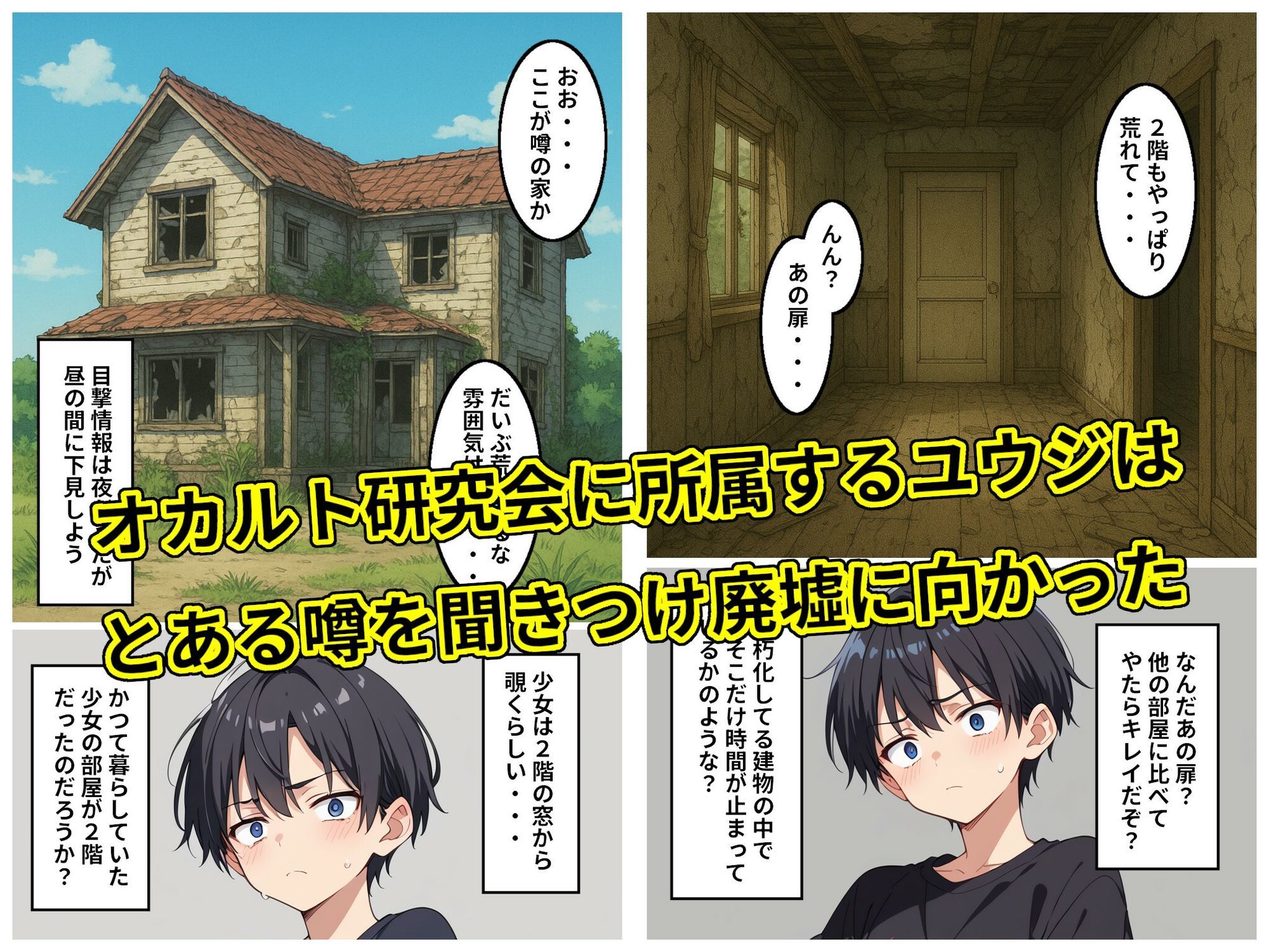 廃墟に現れる幽霊少女はセックスするまで成仏できない？ - サンプル画像 2