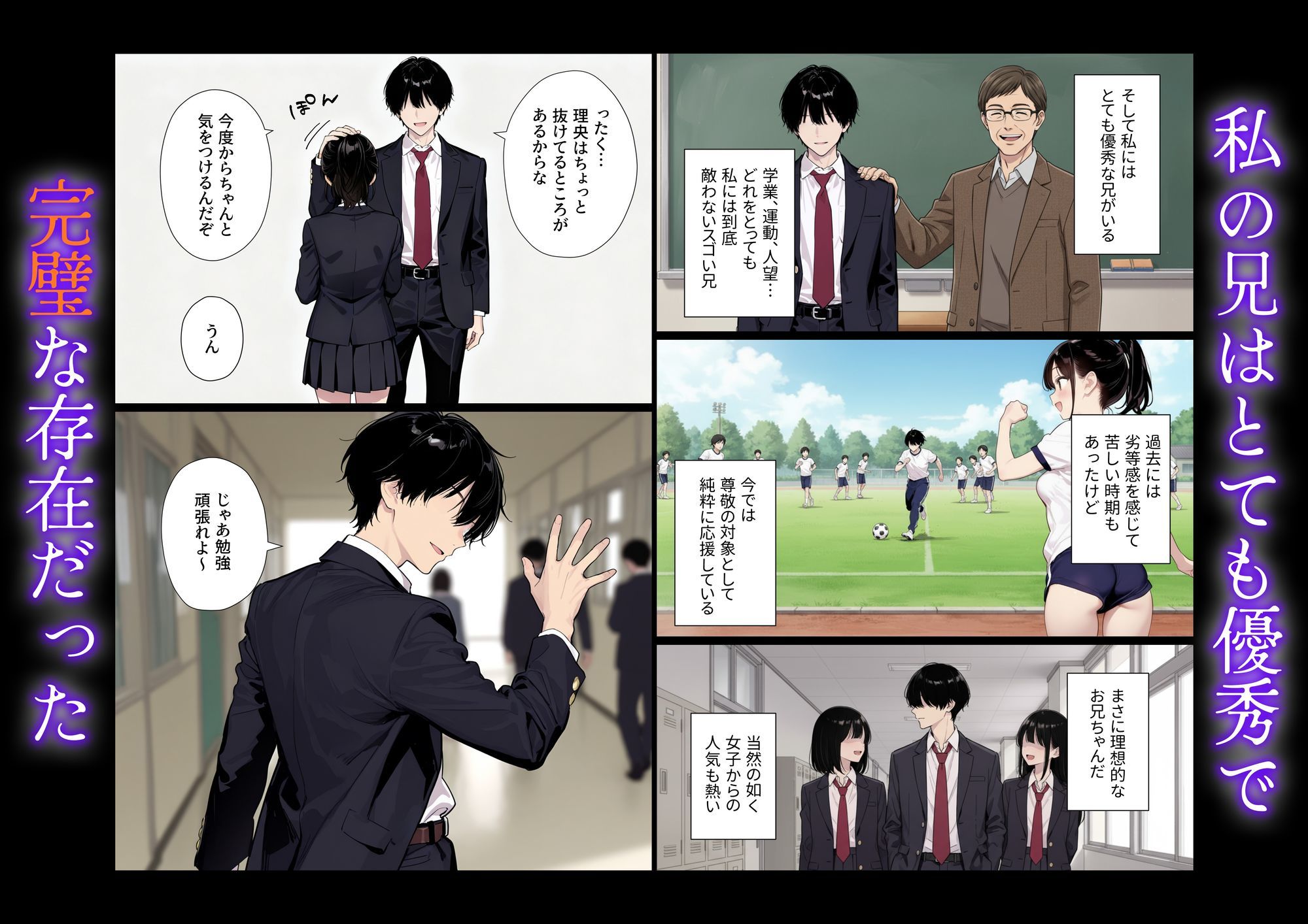 完璧だった兄が彼女にフラれて崩壊、妹への中出し依存セックスがもう止まらない - サンプル画像 1