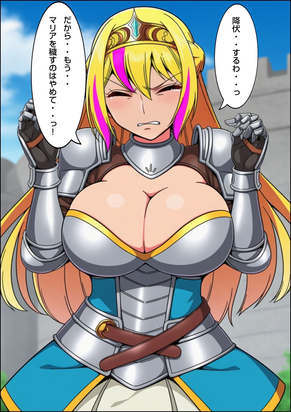 姫騎士  極太挿し敗北宣言 - サンプル画像 4