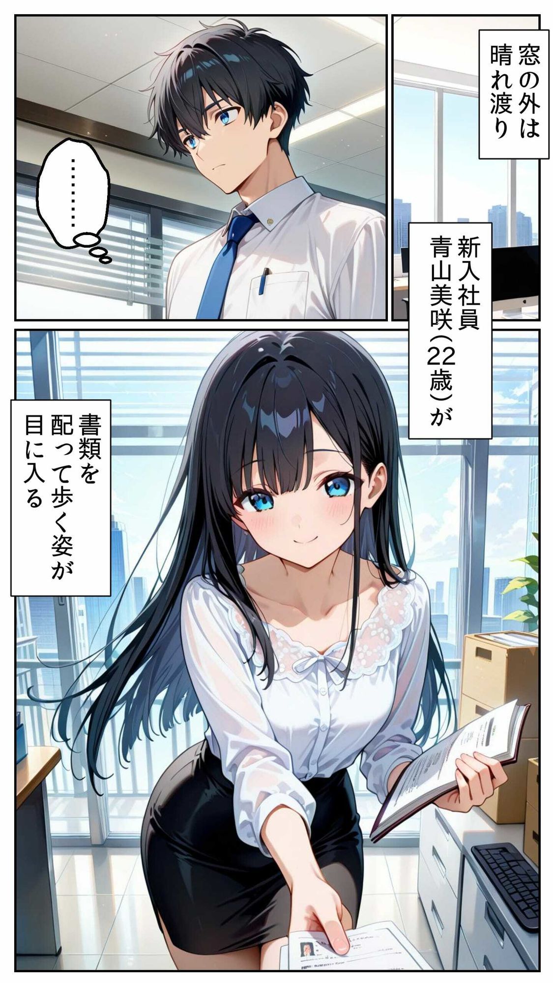 清楚な君と、平凡な僕の背徳 〜禁断のオフィスラブ〜 - サンプル画像 1