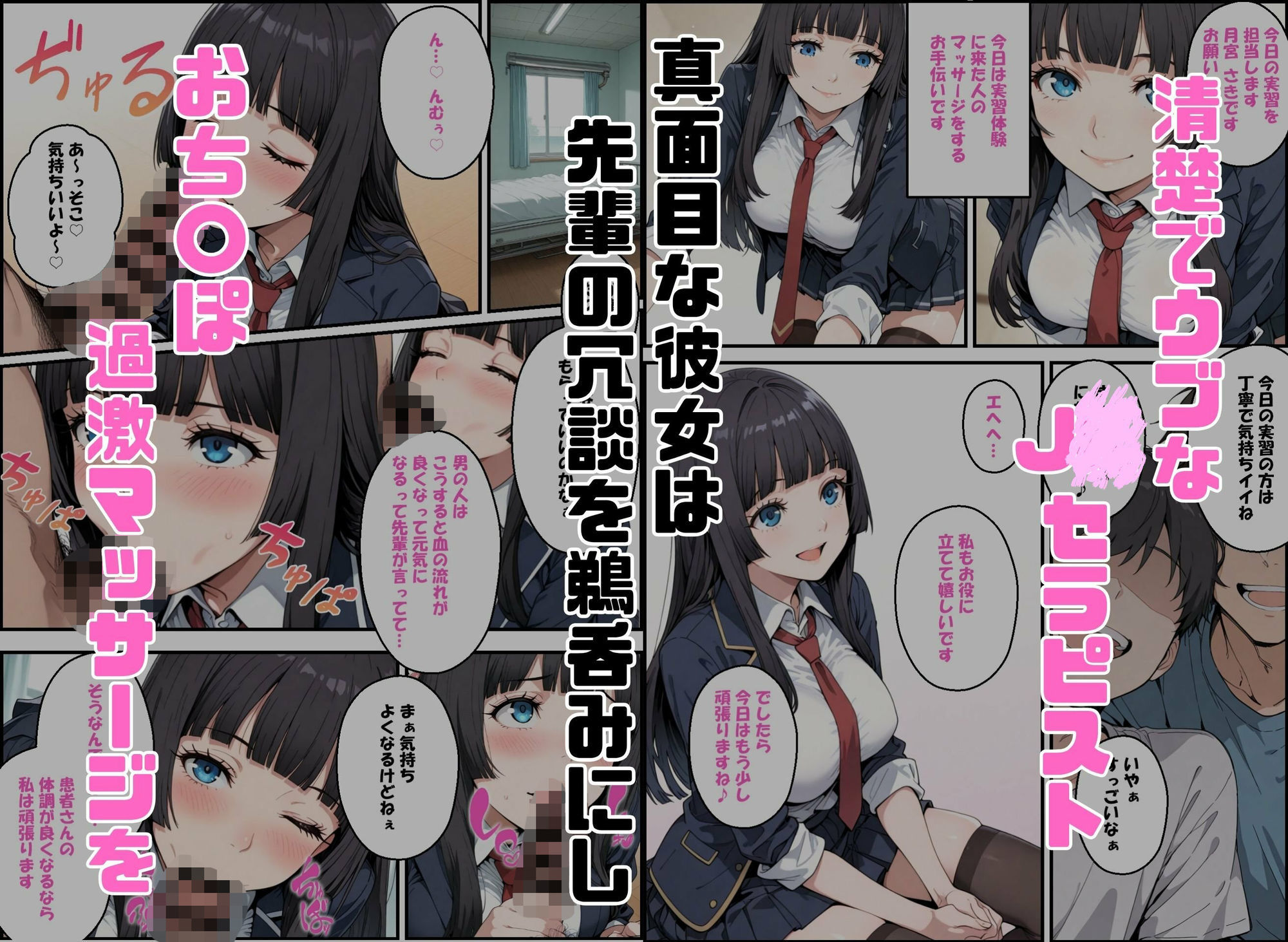 実習先で清楚なJ〇が快楽堕ちするまで - サンプル画像 1