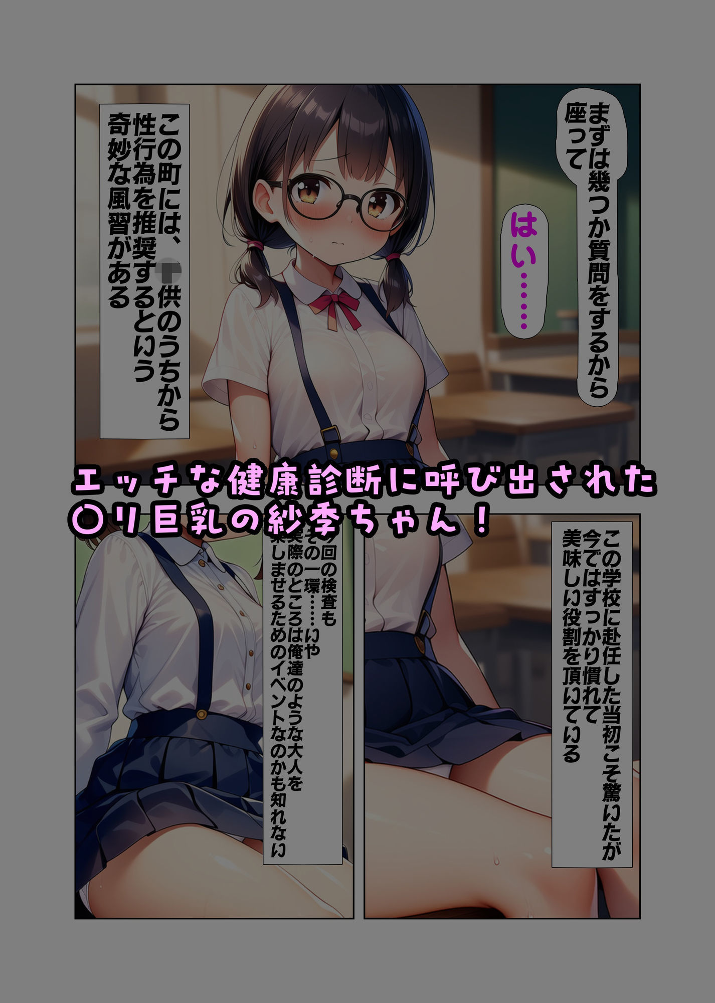 性少女教育  〇〇〇とエッチできる不思議な町  〜紗季ちゃん編〜 - サンプル画像 3