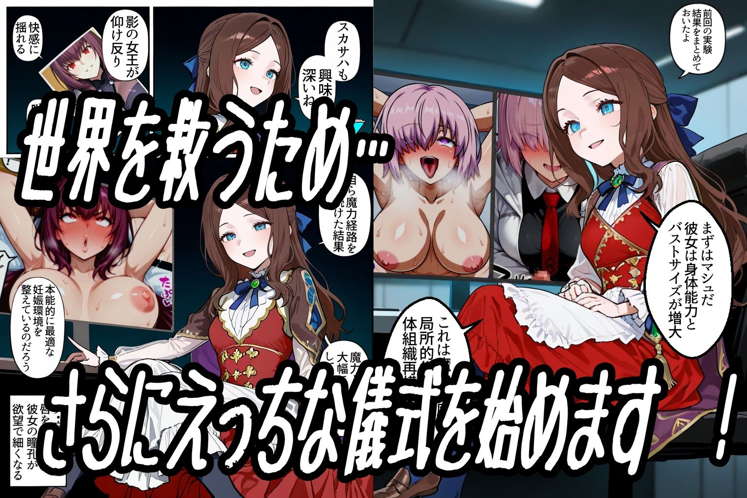 運命の種付けマスター2〜闇聖女と母神のオホ声受精〜 - サンプル画像 1