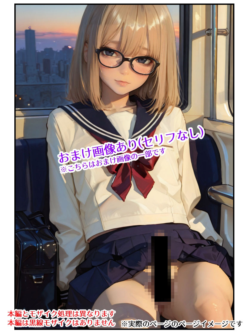 今日から男の娘になりました・幻覚ちか●電車編 - サンプル画像 8