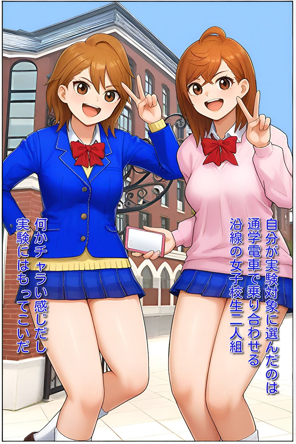 催〇電波で通学電車のあの娘を支配 - サンプル画像 4