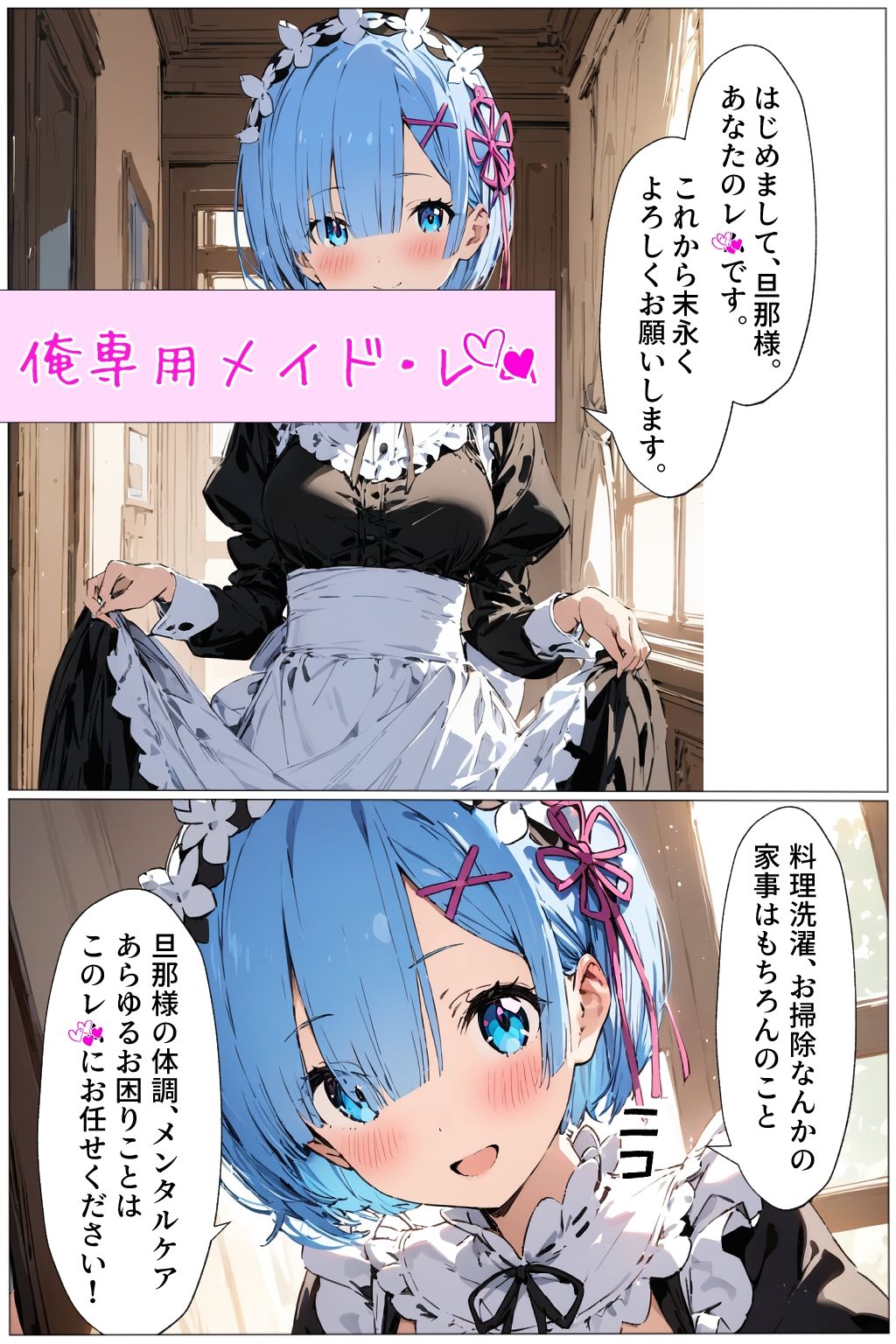 俺専用レ〇絶頂メイドの淫乱デイズ - サンプル画像 1