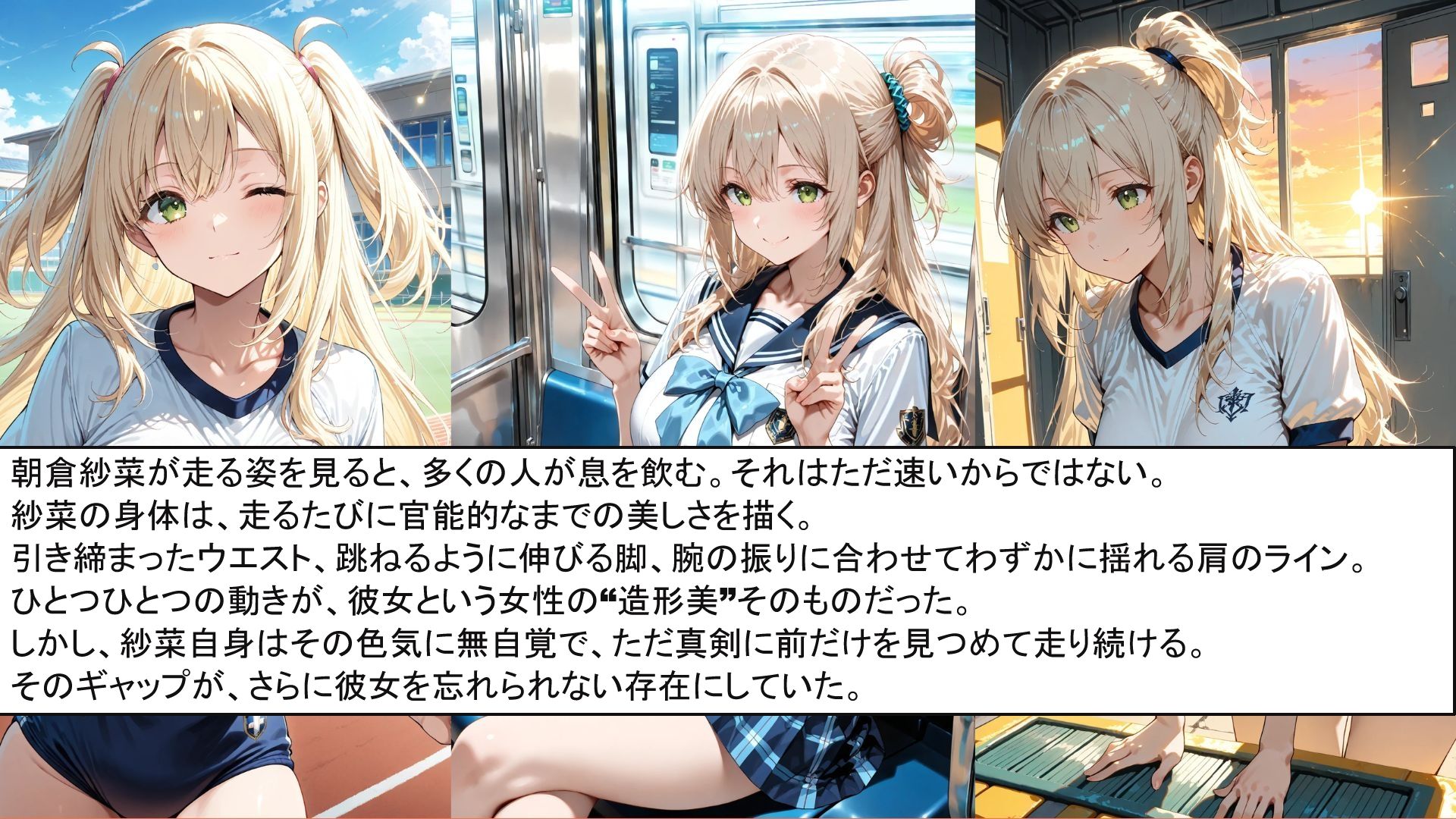 ブルマの肢体を這う縄、甘い支配に溶けていく夜 - サンプル画像 1