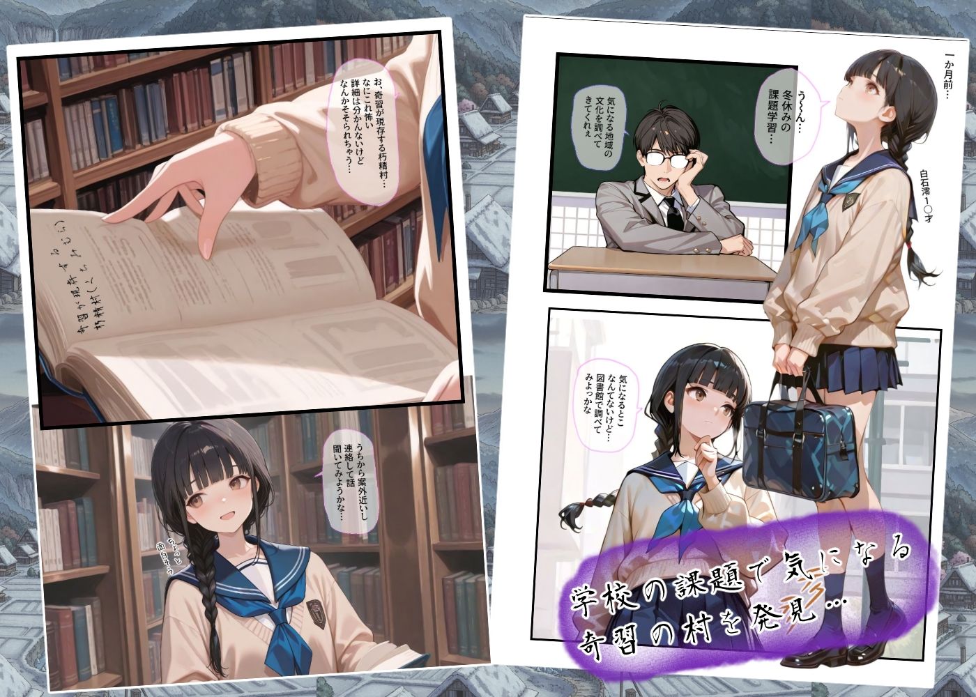 収穫の生娘〜朽ちた村の生贄儀式〜 - サンプル画像 1