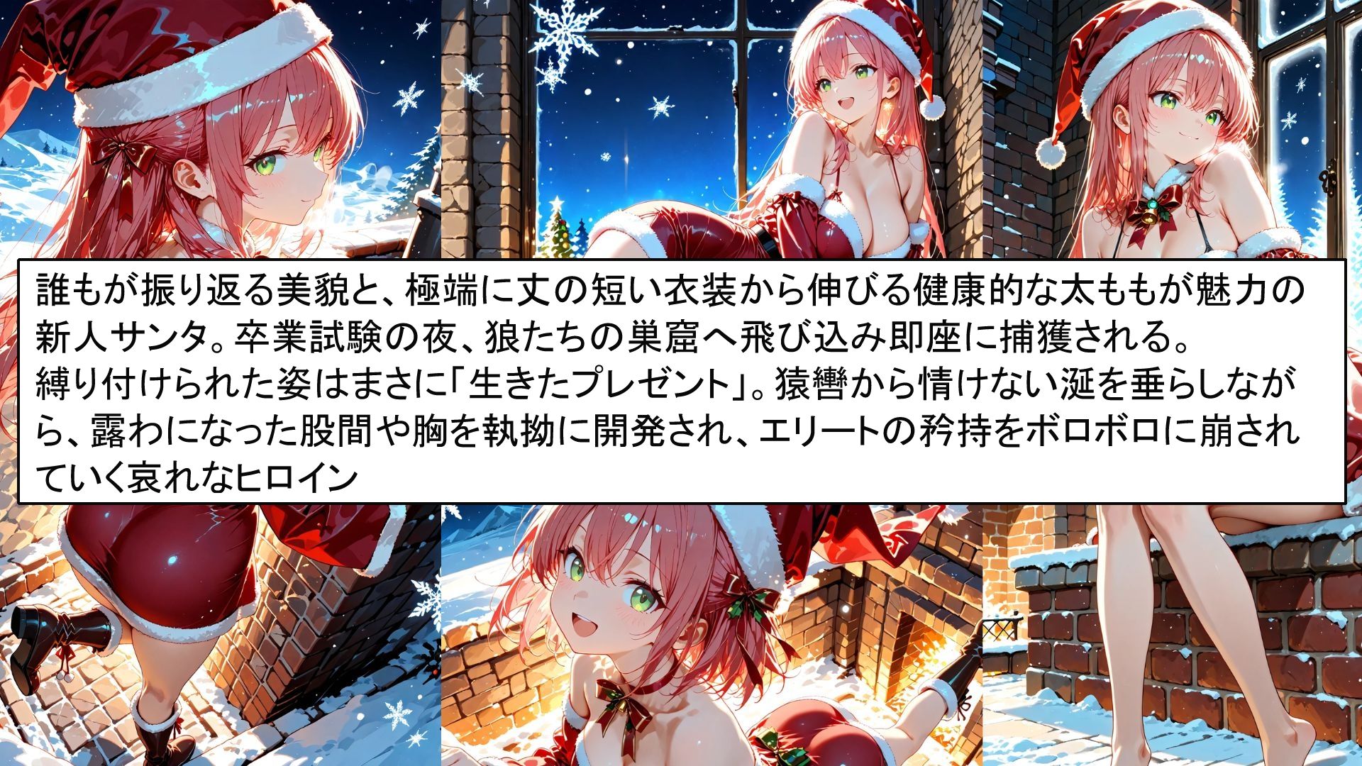 誤配サンタは男たちの肉オモチャ - サンプル画像 1