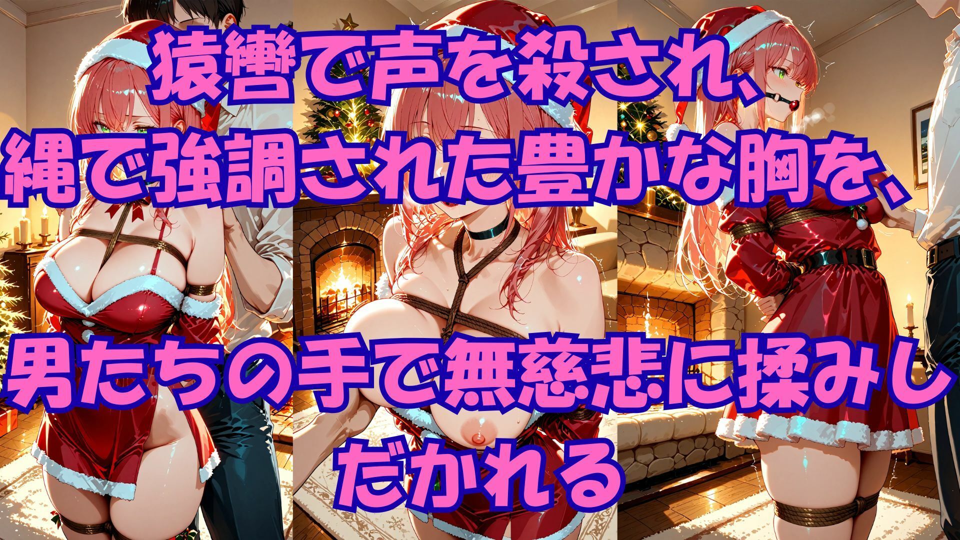 誤配サンタは男たちの肉オモチャ - サンプル画像 2