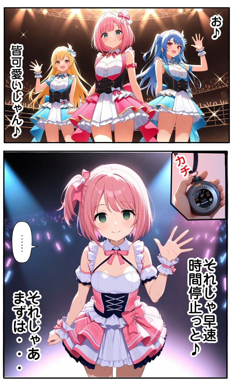 時間停止＆鬼畜イタズラ - サンプル画像 8