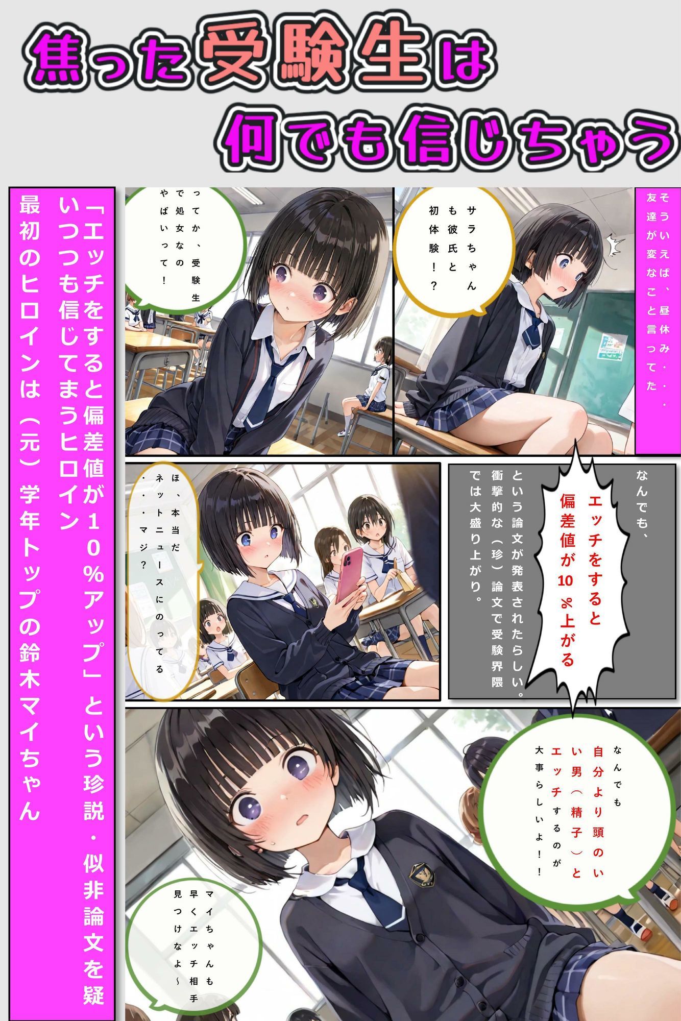 焦った受験生は何でも信じちゃう - サンプル画像 2