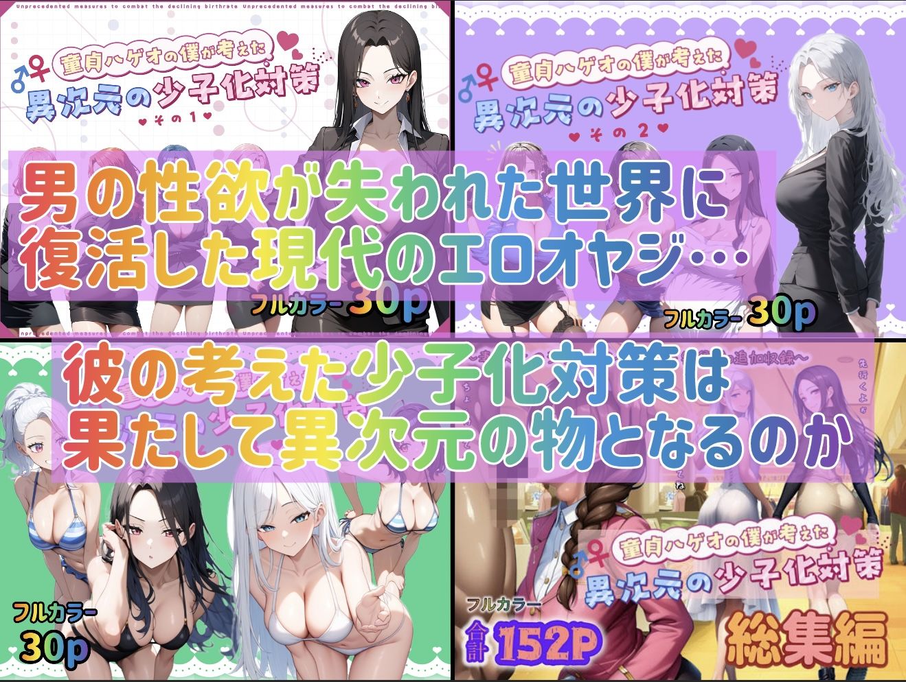 童貞ハゲオの僕が考えた異次元の少子化対策 総集編 - サンプル画像 1