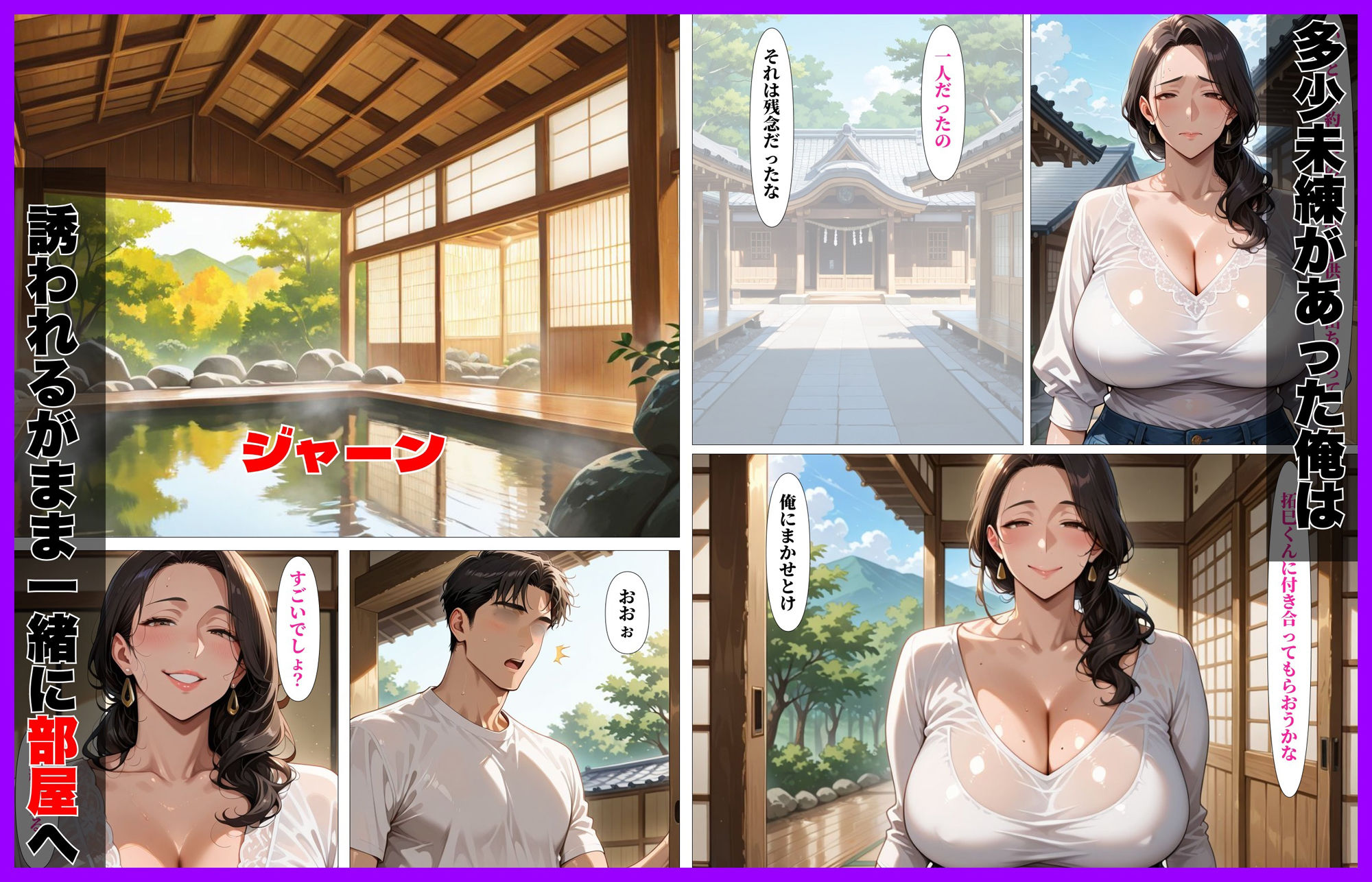 旅行先で再会した人妻になった元カノで童貞卒業した話 - サンプル画像 2