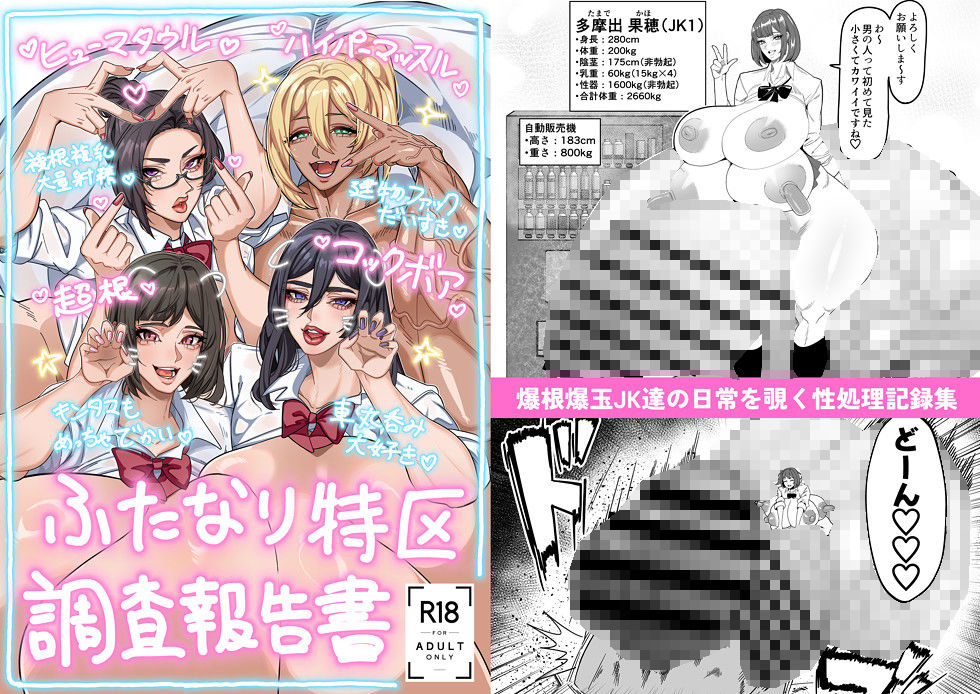 ふたなり特区調査報告書 - サンプル画像 1