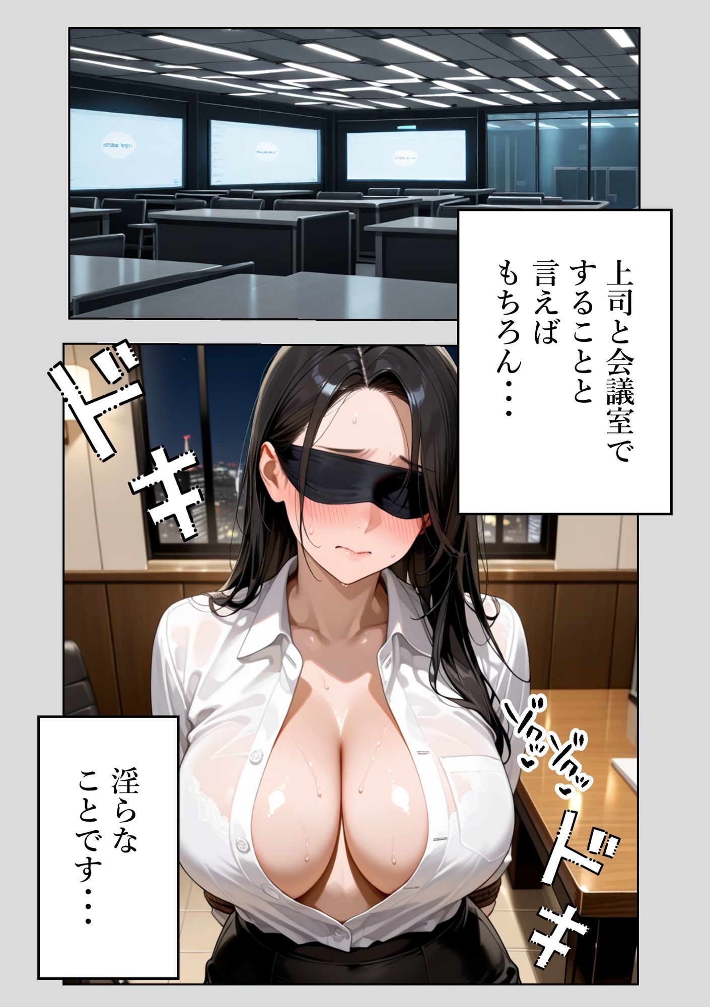 爆乳の新卒ちゃんを社員旅行でNTRする話 - サンプル画像 9