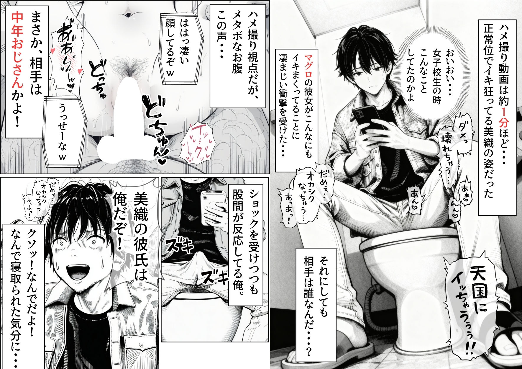 マグロだと思ってた俺の彼女、バ先の店長に超開発済みだった件 - サンプル画像 4