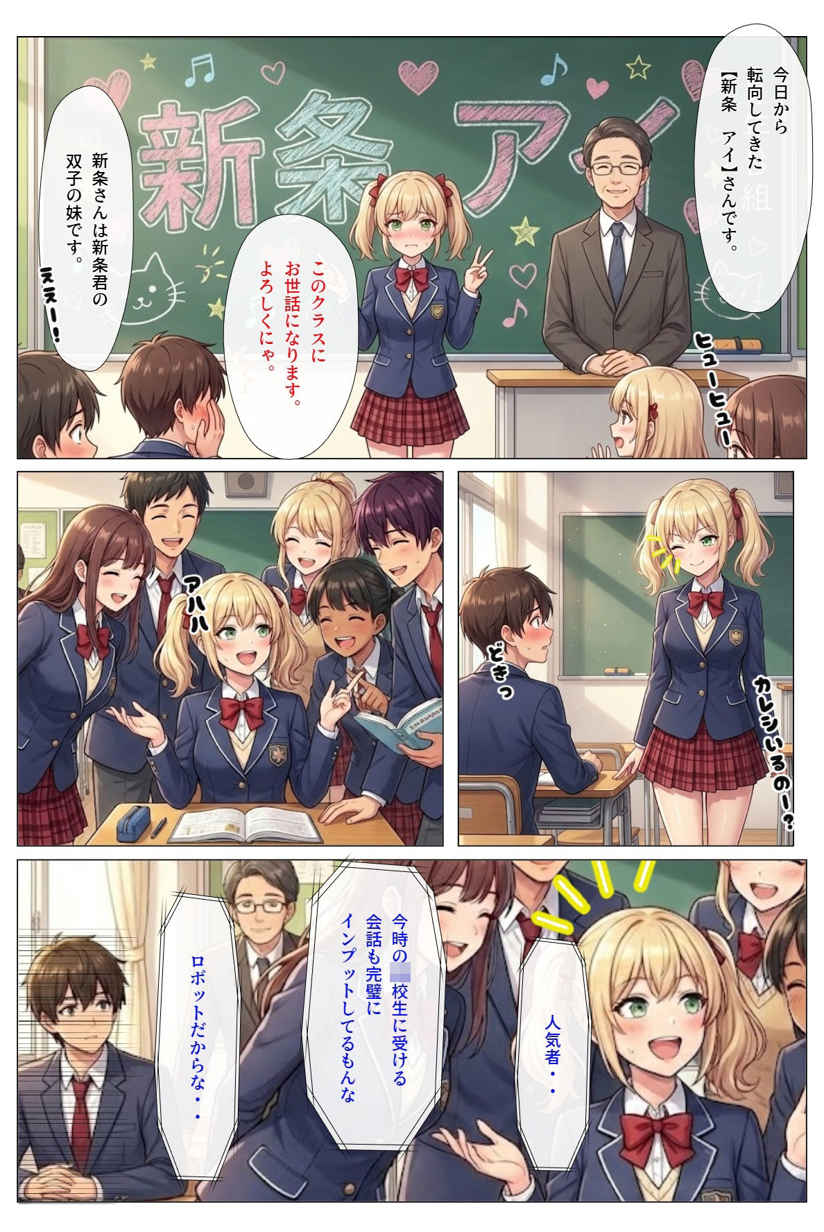 うちのアンドロイドはお腹をつまむと『にゃ〜』と鳴くんだが - サンプル画像 9