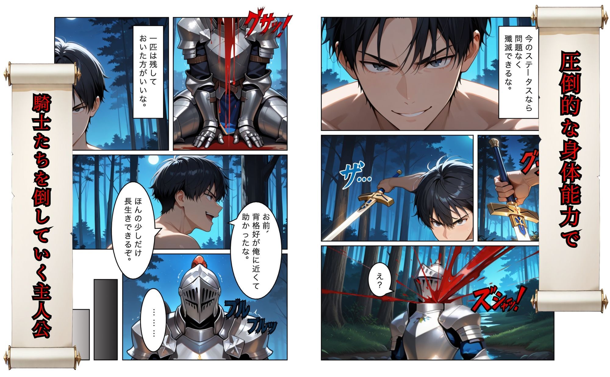 勇者選抜で見捨てられた俺のスキル《発汗》実は全能力を奪う《体液吸収》最凶チートでした。【第三話】 - サンプル画像 1