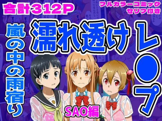 【SAO編】雨宿り濡れ透けレ●プ