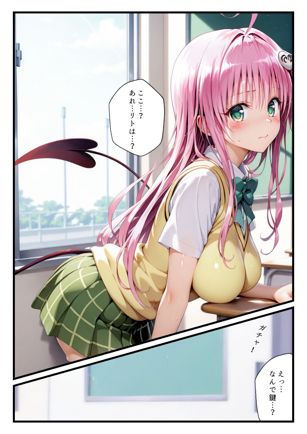 騙されて空き教室に呼び出されて複数の男子生徒にハメられてしまうデビ●ーク第一王女 - サンプル画像 2