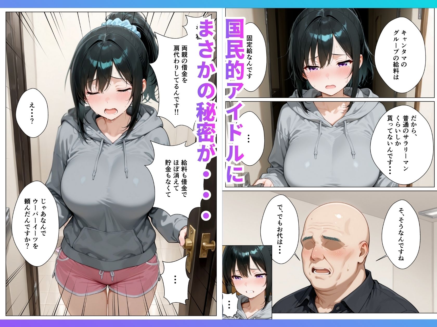 推しのアイドルがウーパーイート配達員の俺とセフレになった話 - サンプル画像 4