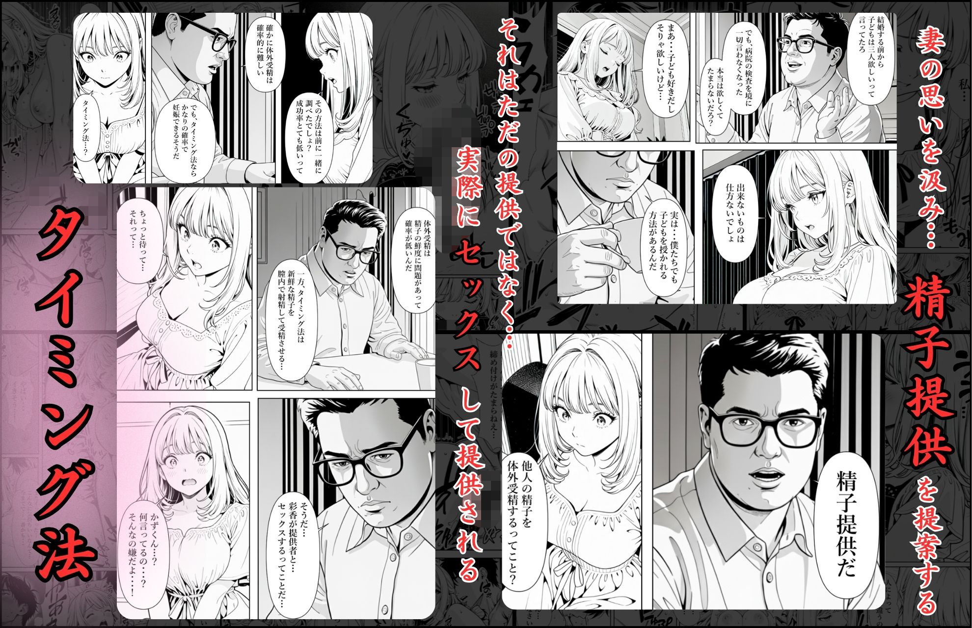 精子提供される妻  〜file 彩香〜 - サンプル画像 4