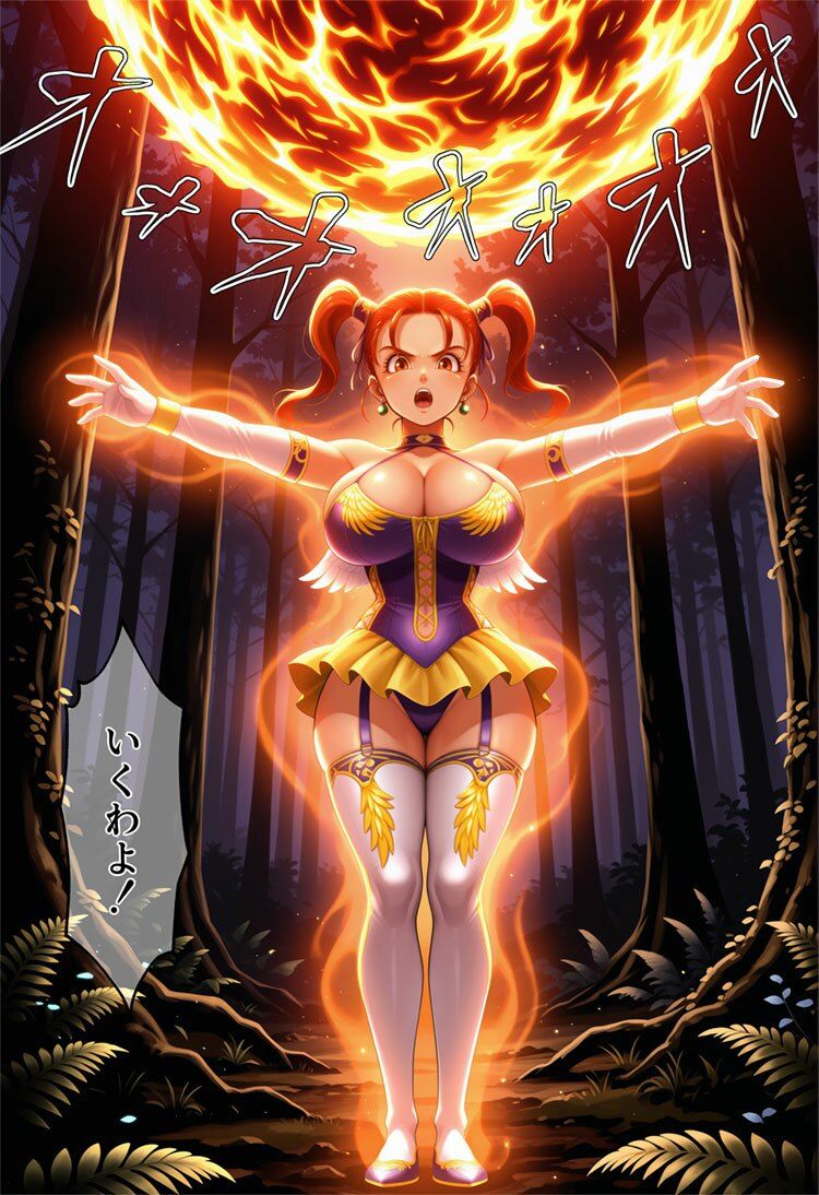 森と洞窟と魔物と囚われし女魔道士 - サンプル画像 6